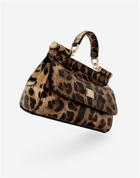 Small Sicily handbag in Animal Print for Women